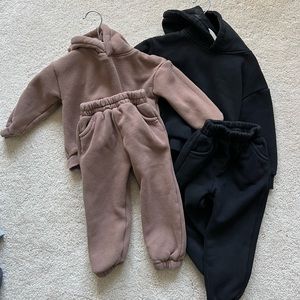 3T Fleece Hoodie sweatpants set
